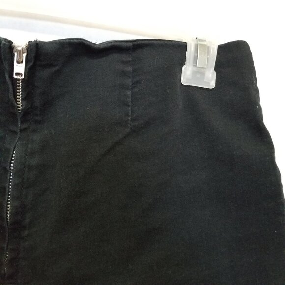 Rue 21 shorts 5/6 decorative eyelet lace up front stretch shortie goth punk - Picture 10 of 15